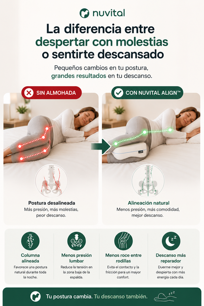 Nuvital Align. Despierta con menos tensión lumbar cada mañana
