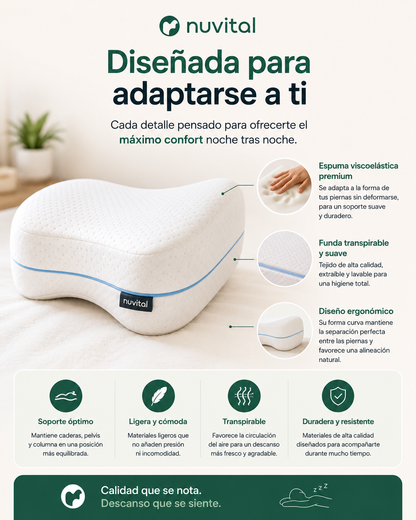 Nuvital Align. Despierta con menos tensión lumbar cada mañana