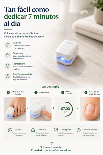 Dispositivo Láser para Hongos en las Uñas